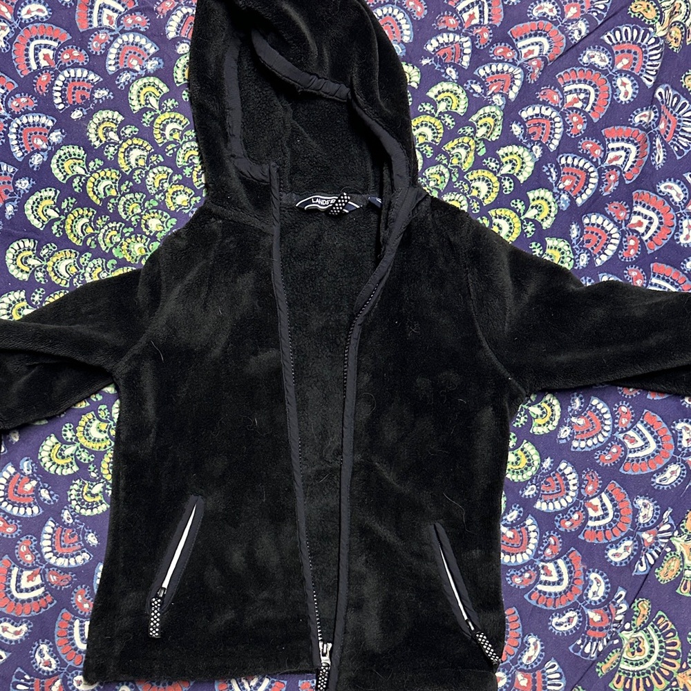Lands' End Black Fleece Kids Hoodie